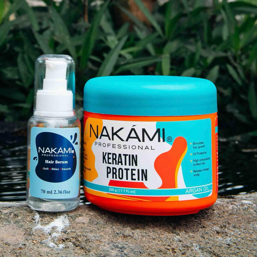 NAKAMI PROFESSIONAL KERATIN PROTEIN / KERATIN RAMBUT / MASKER RAMBUT NAKAMI