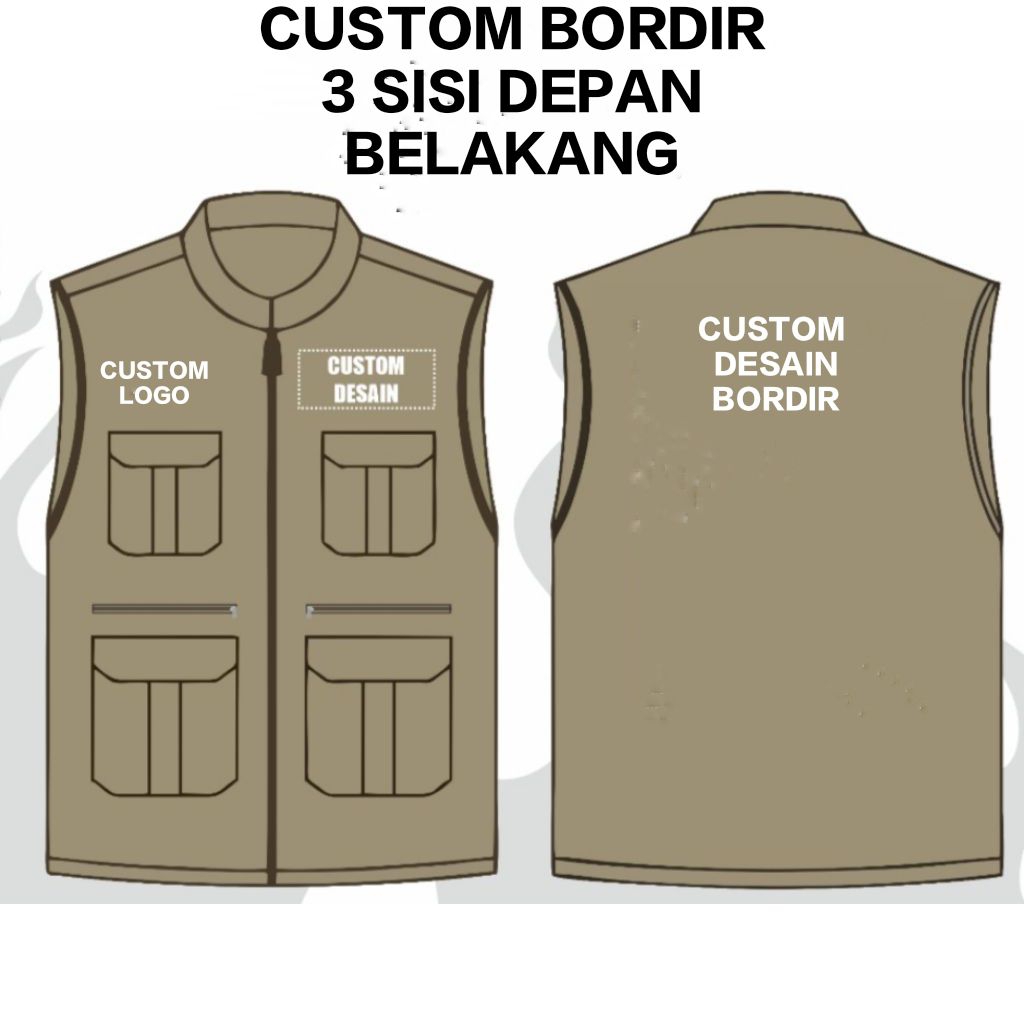 ROMPI TACTICAL CUSTOM/ROMPI LAPANGAN/ROMPI KKN CUSTOM/BISA RIQUES WARNA