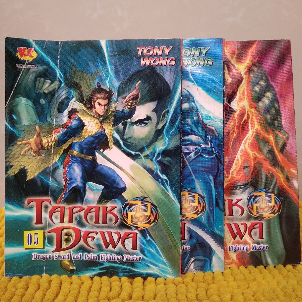 KOMIK TAPAK DEWA DRAGON SWORD AND PALM FIGHTING MASTER TONY WONG