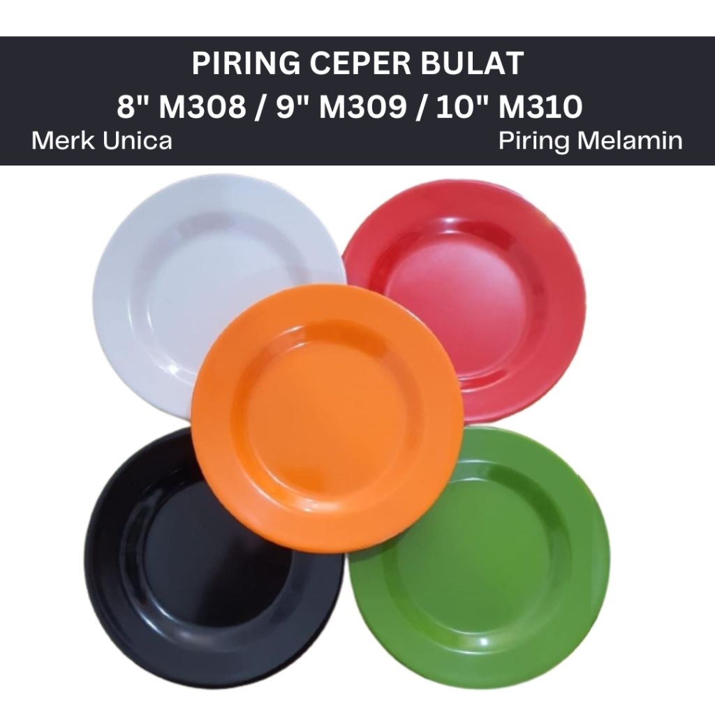PIRING BULAT CEPER MELAMIN UNICA ISI 1 LUSIN