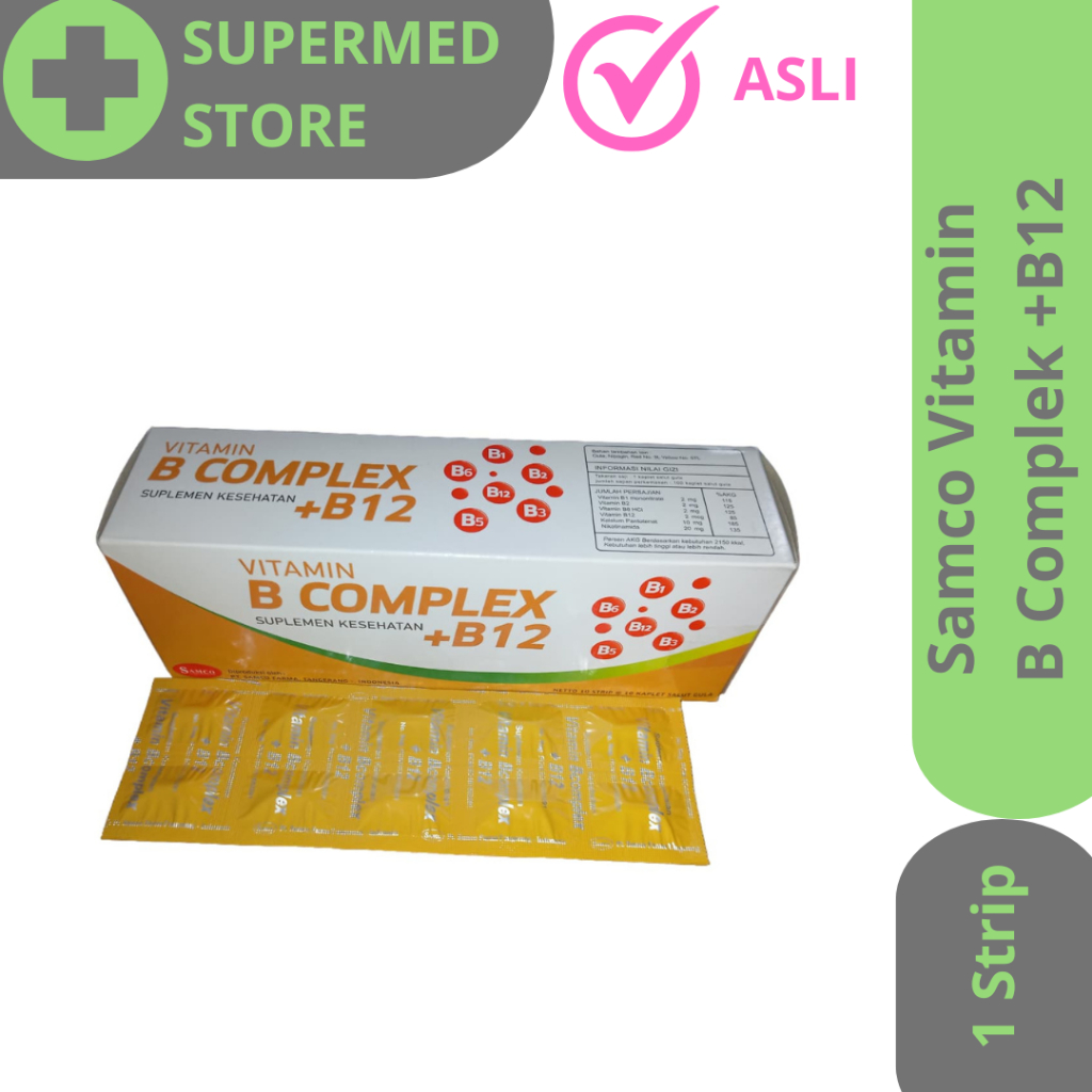 Samco Vitamin B Complex +B12  10 Tablet / Vitamin B Complex & B12
