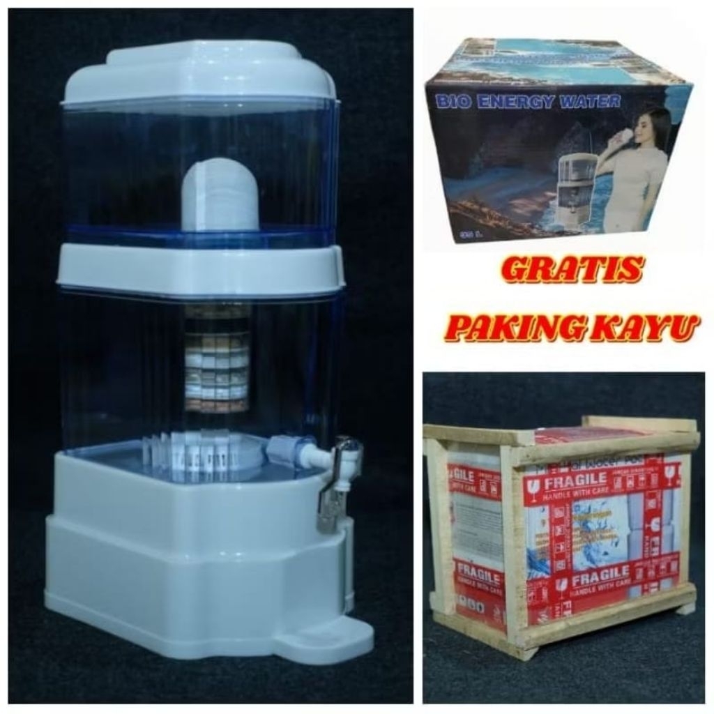 Bio Energy Water Purifier 35 liter mineral water pot, penyaring air Mentah Menjadi Air Minum