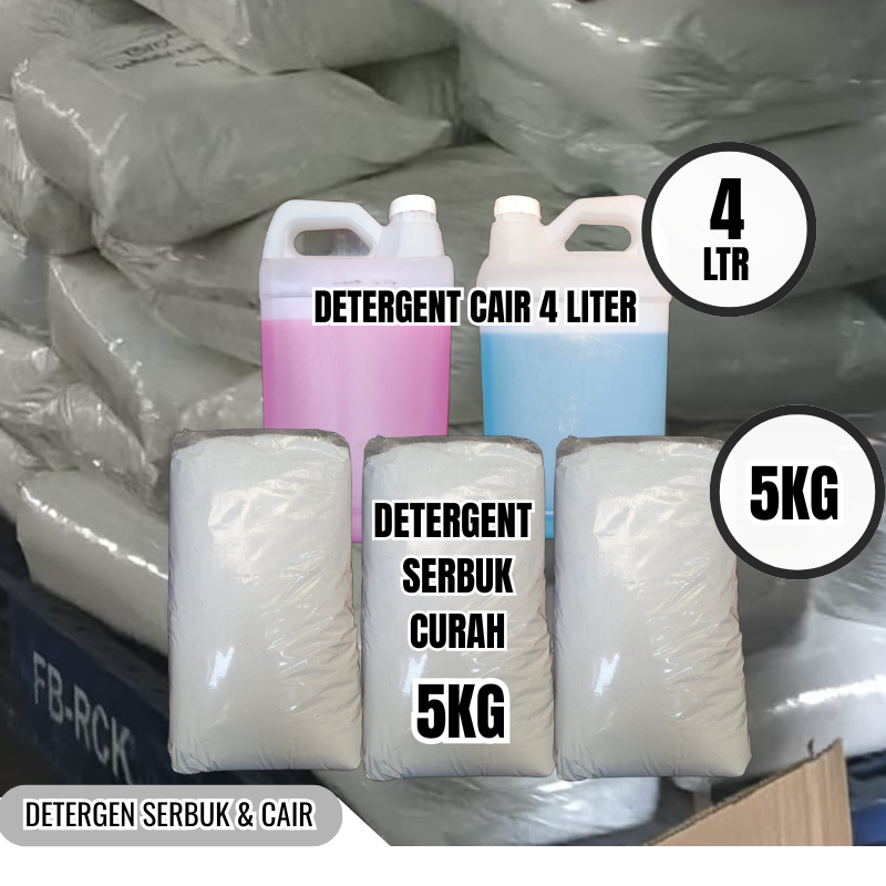 Detergen Serbuk & Cair Curah 5KG
