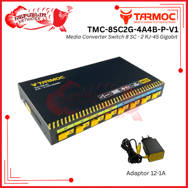 Media Converter 8 Port FO 2 Port Gigabit LAN/ 8 FO 2 Gigabit LAN