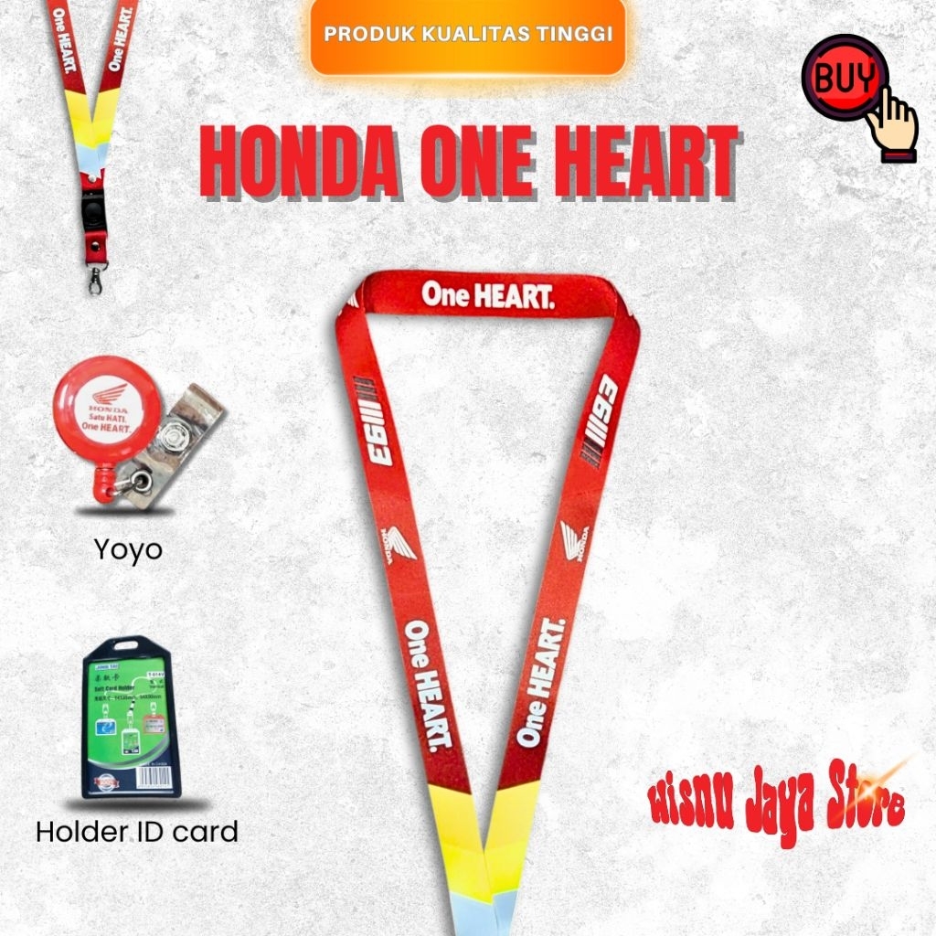 

LANYARD TALI ID CARD HONDA ONE HEART TERBARU | LANYARD HONDA GROSIR TERMURAH & BERKUALITAS!!