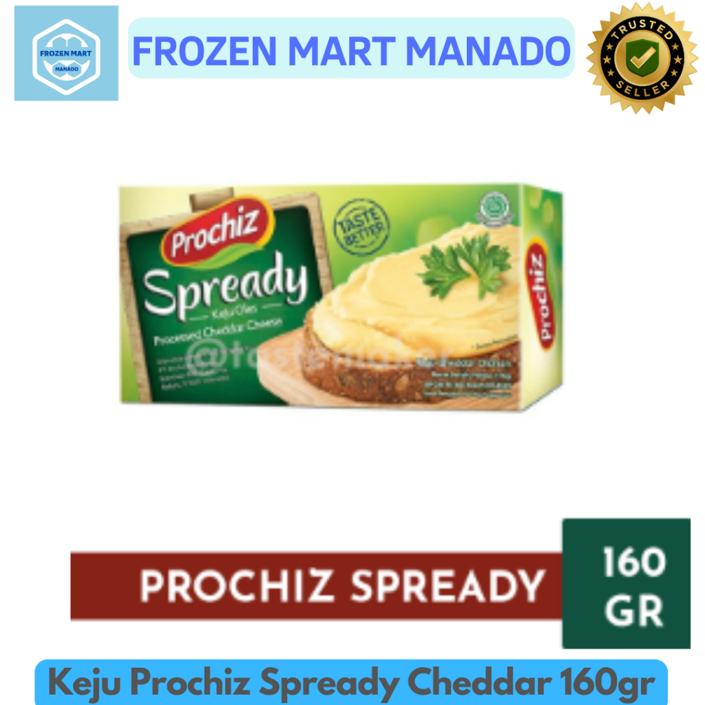 

Keju Prochiz Spready Cheddar 160gr - Frozen Mart Manado (Frozen Food Manado)