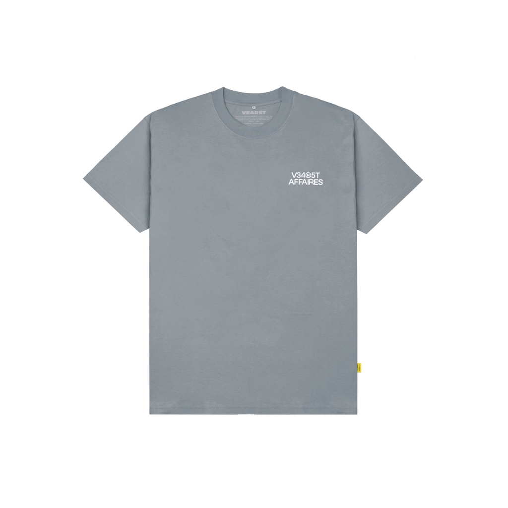 Vearst Affaires Tshirt Short Sleeve Scale Cool Grey