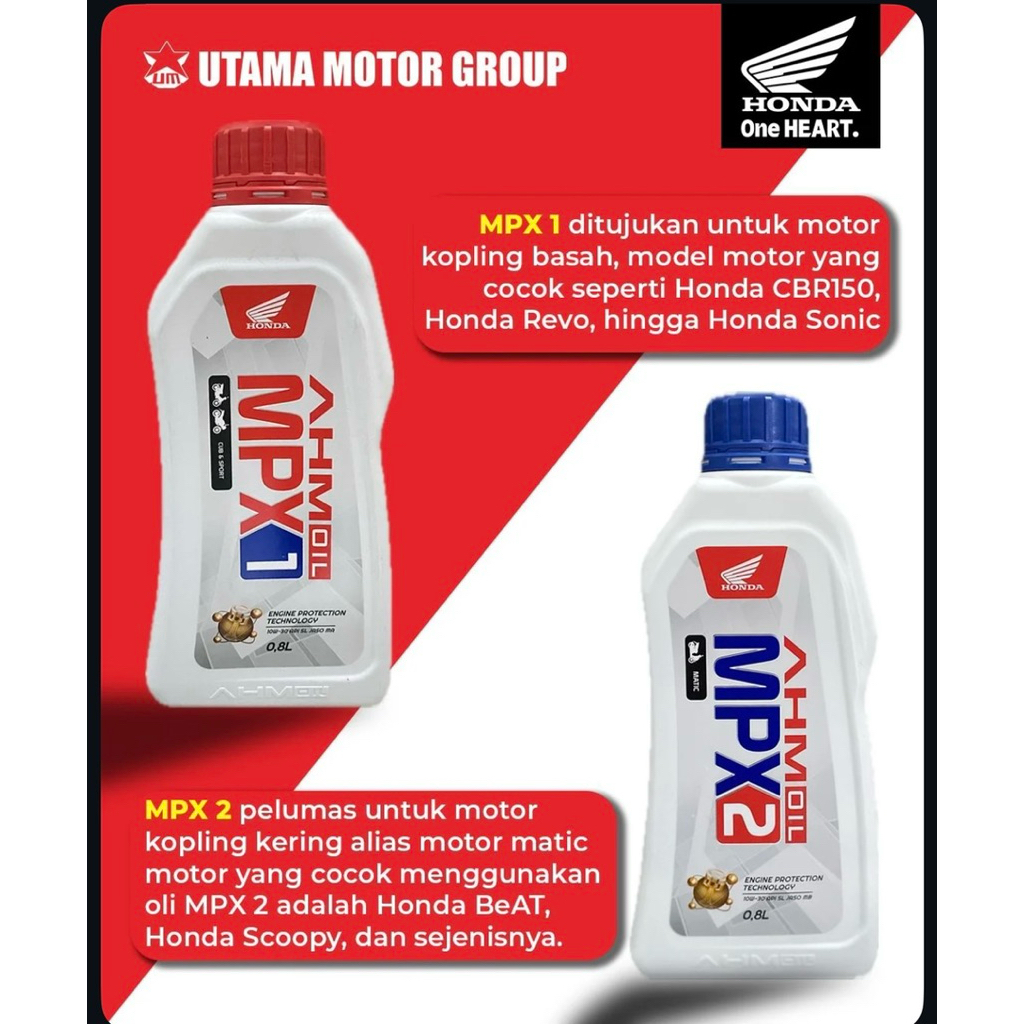 OLI MPX 2 ORIGINAL MATIC DAN BEBEK 0,8L/800ml