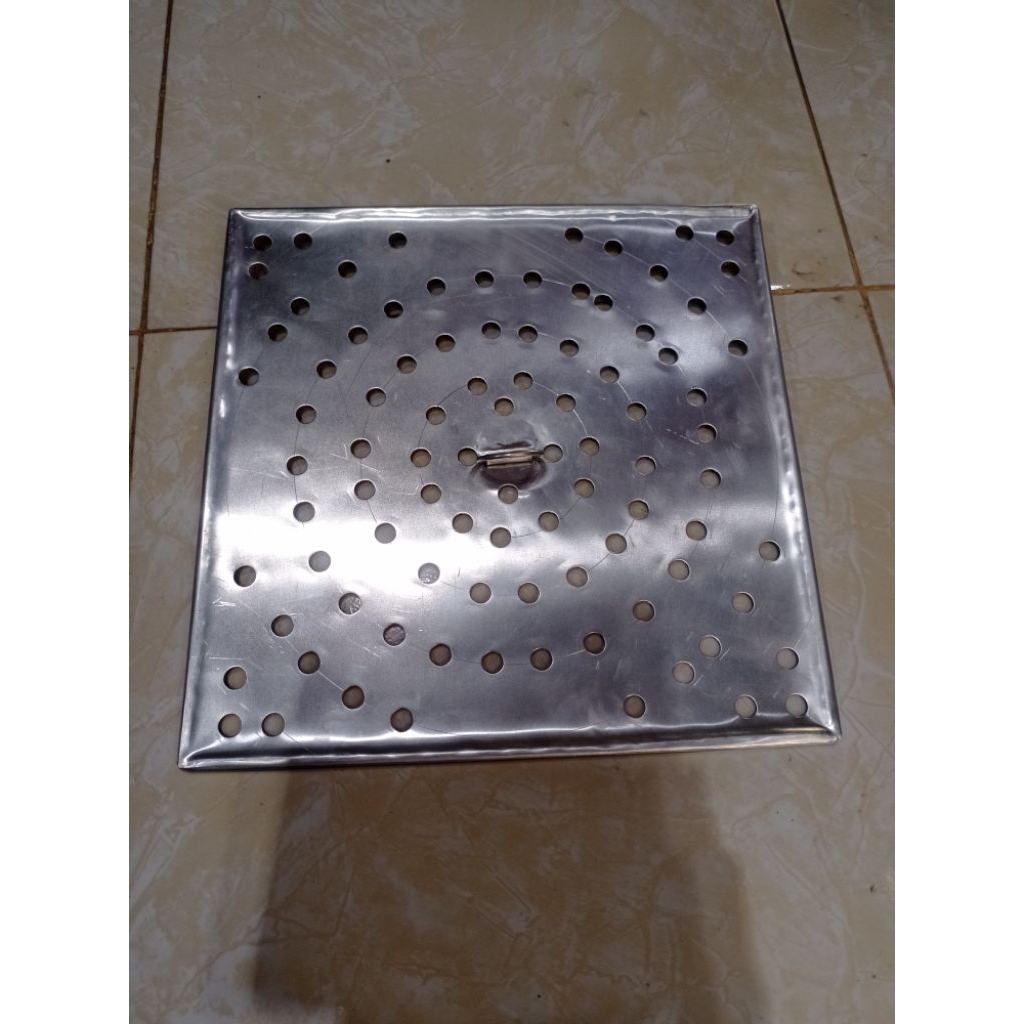 sarangan bakso kotak ukuran 29cm persegi (sesuai utk dandang kotak ukuran 30cm persegi), bahan alumu