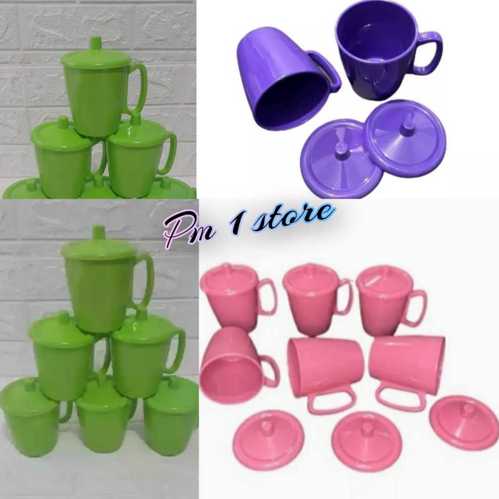 Gelas Melamin Gagang Dinner ware 126 Tutup /Gelas Kopi Melamin/Gelas Teh/Gelas melamine berkualitas