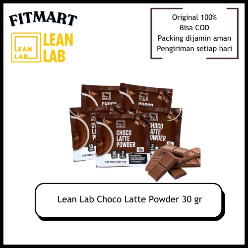

Bubuk Minuman Chocolate Latte Leanlab Premium Drink Powder 30g sachet