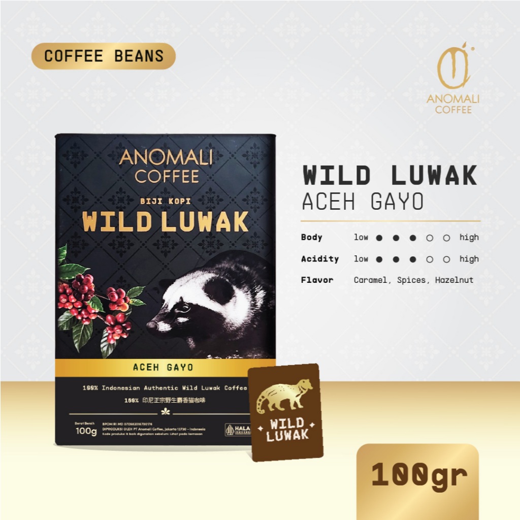 

Anomali Coffee Biji Kopi Luwak 100 gram
