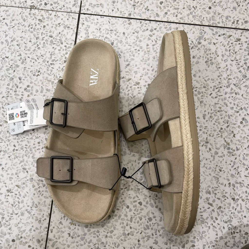 Shoes Sandal Suede ZARA MEN Jastip (jasa titip)