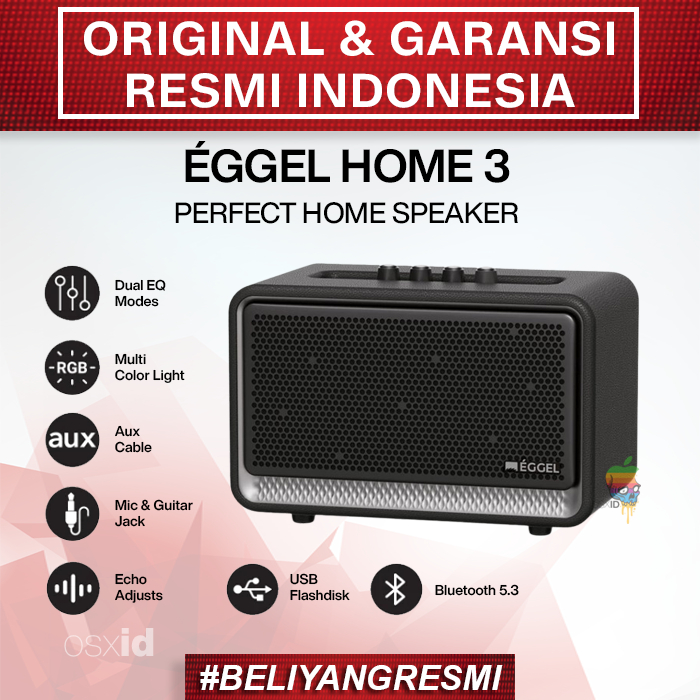Eggel Home 3 Portable Bluetooth Speaker with Karaoke Function