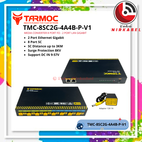 Media Converter 8 Port FO 2 Port Gigabit LAN/ 8 FO 2 Gigabit LAN