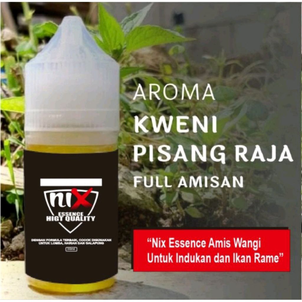 Essen Ikan Mas Indukan dan Ikan Rame/Essen Aroma Kweni Pisang Raja/