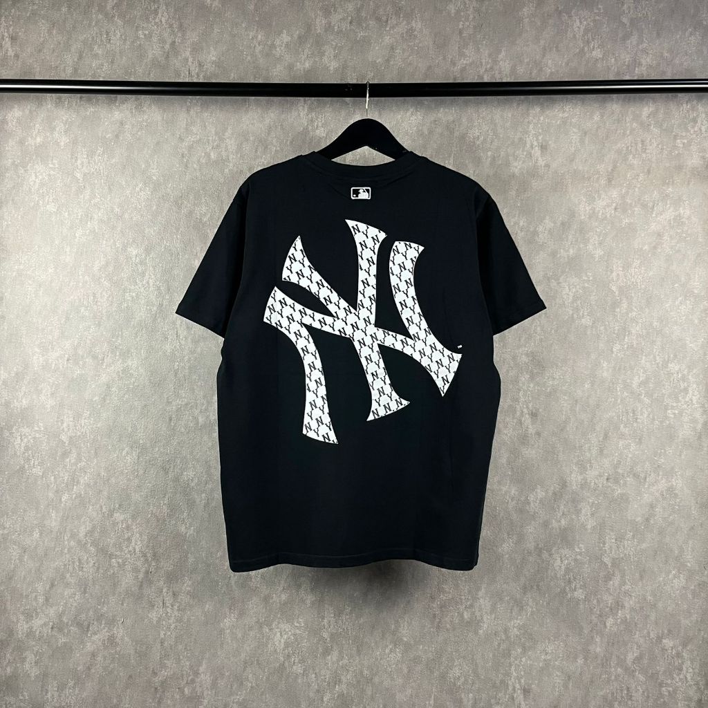 [NEW ARRIVAL] Baju Kaos Atasan Pria MLB -17 NY Tee Big Logo T-Shirt Kaos MLB Unisex FULLTAG