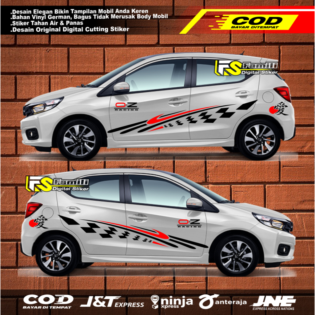 STIKER MOBIL BRIO STIKER CUTTING HONDA BRIO STIKER MOBIL BRIO TERLARIS