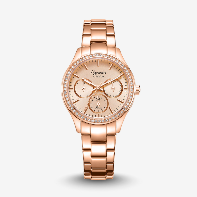 Jam Tangan Alexandre Christie Wanita AC 2A66 AC2A66 Original Garansi Resmi Alexander Christie 2A66