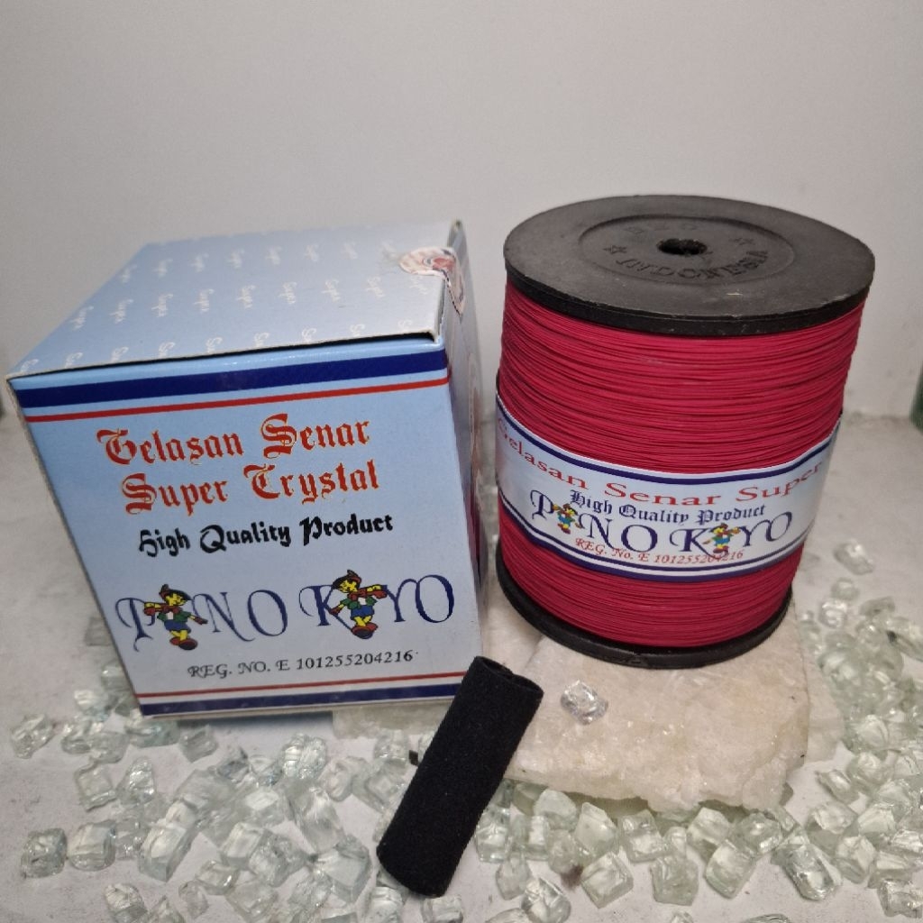 Benang gelasan molor Cap PINOKIO jumbo 5000yar 028 original By.BBC (Free pelindung jari)