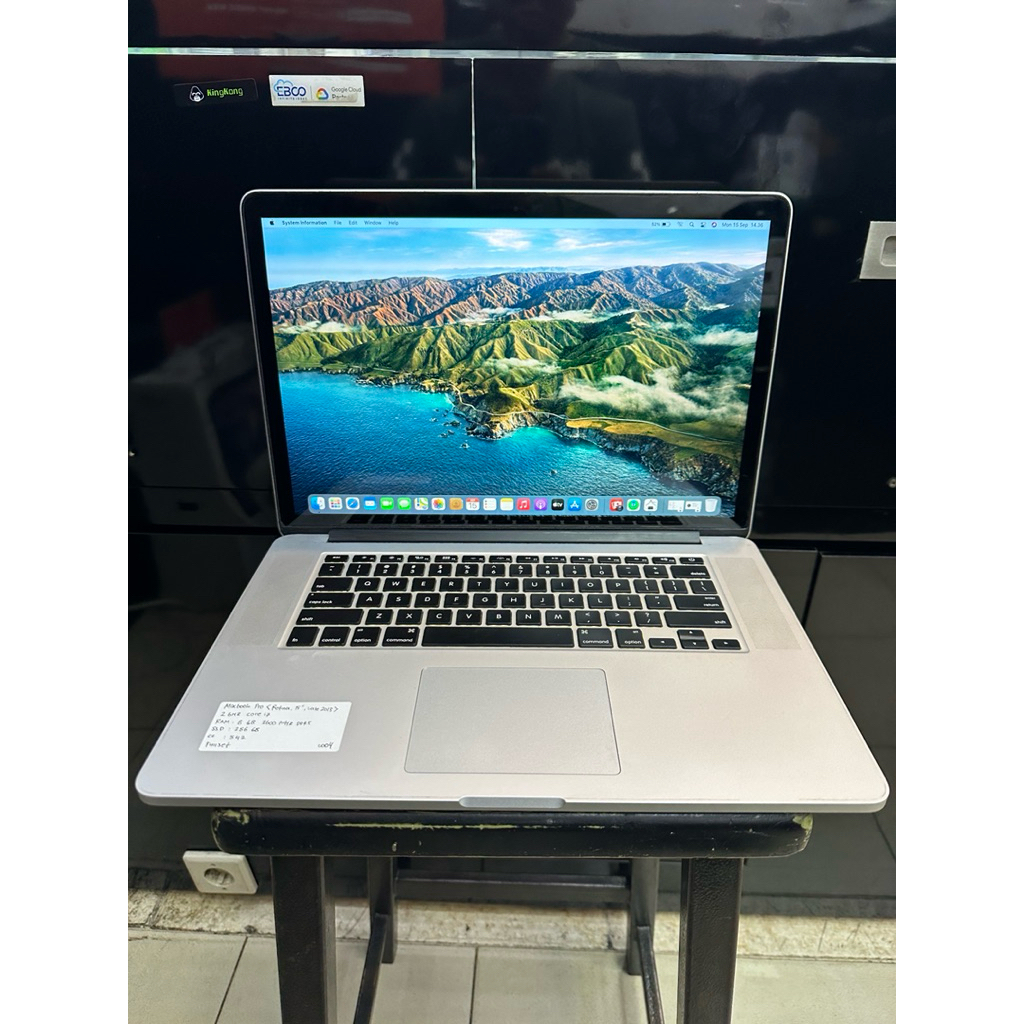 Macbook pro 15-inch 2013 Late-Core i7 Ram 8/256GB-Fullset