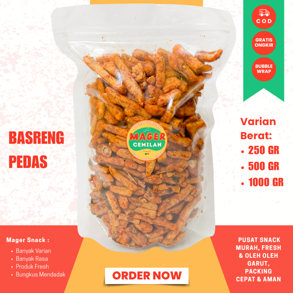 

BASRENG PEDAS DAUN JERUK 1 KG