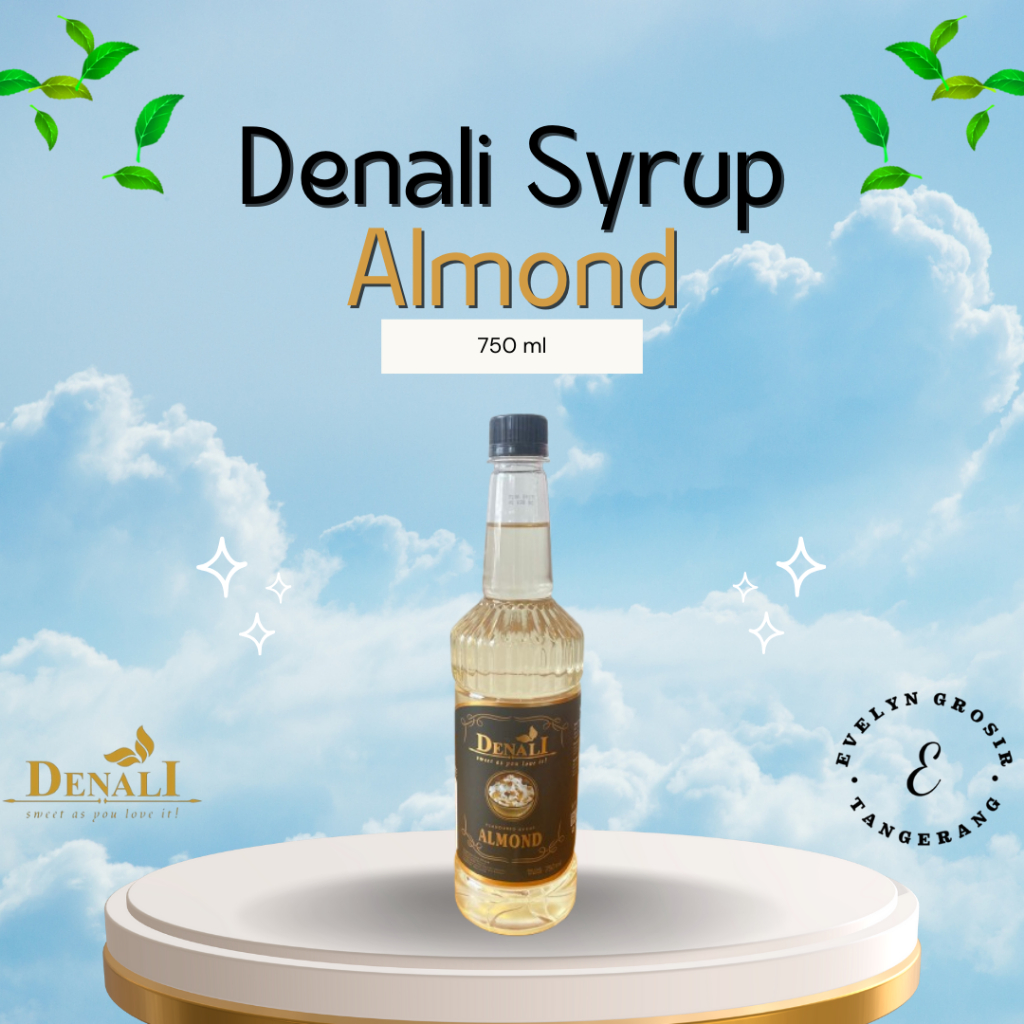 DENALI SYRUP ALMOND | SIRUP ALMOND 750ml - ALMOND SIRUP 750 MILI