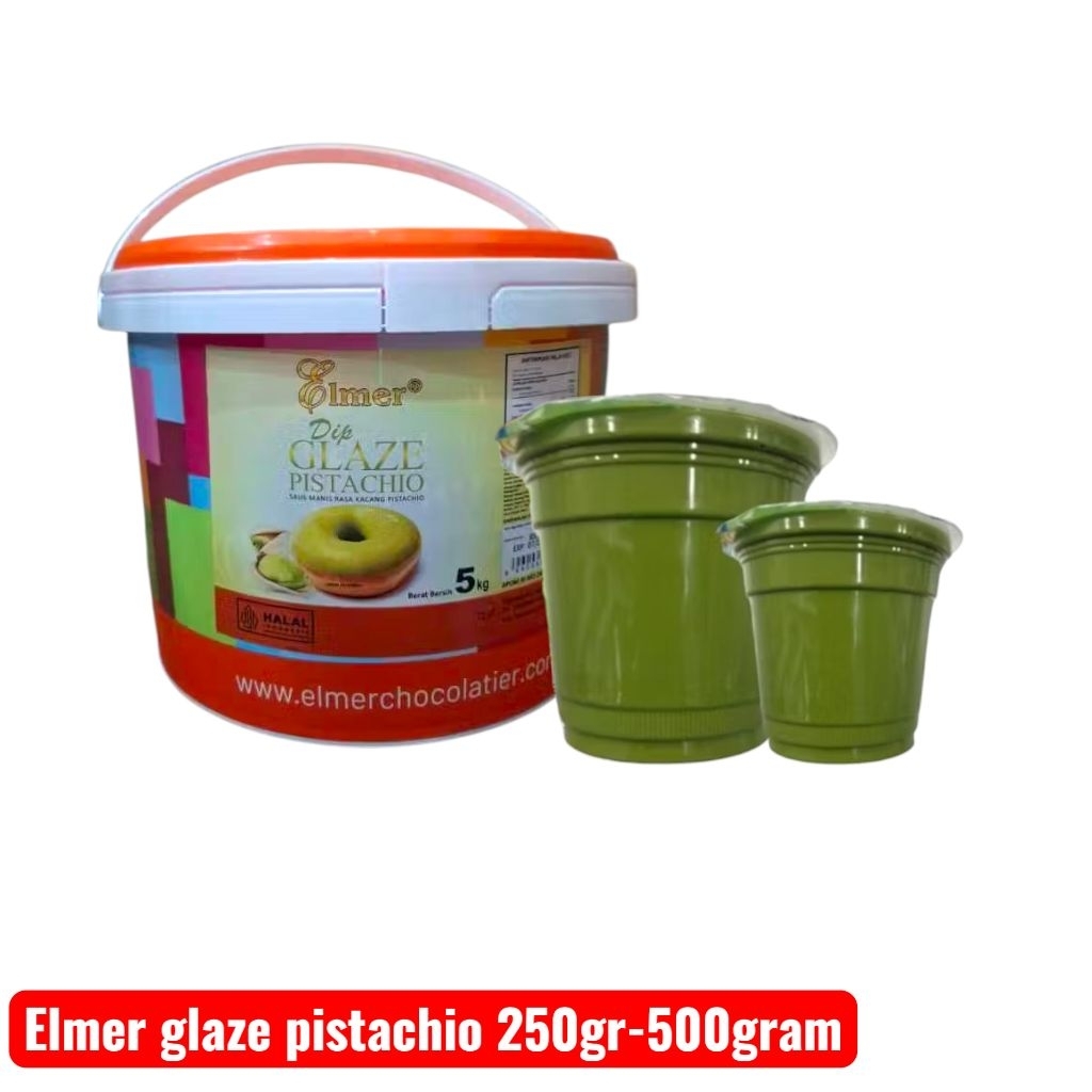 

elmer glaze pistachio 250gram-500gram