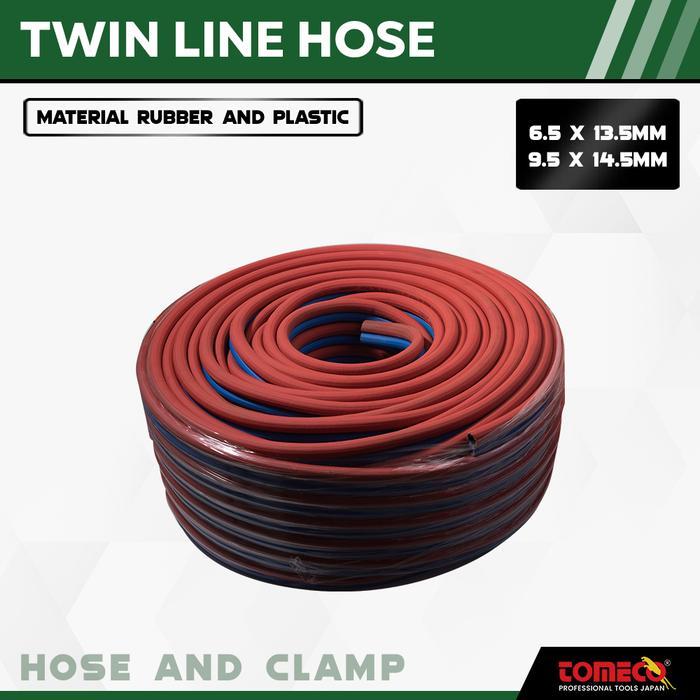 Selang Las Double Blander Plastik dan Karet Tomeco Twin Line Hose 100m