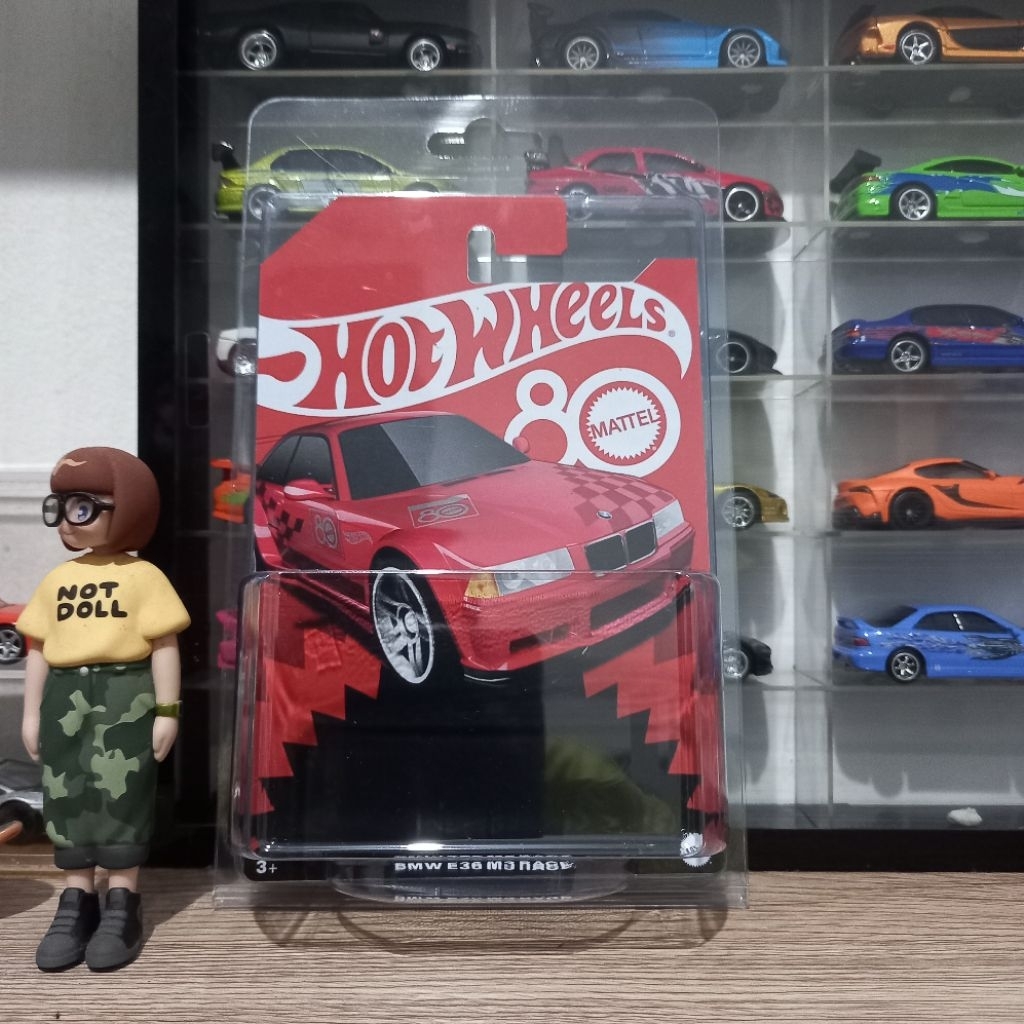 Custom Card BMW E36 M3 Race Mattel 80th Anniversary Hot Wheels