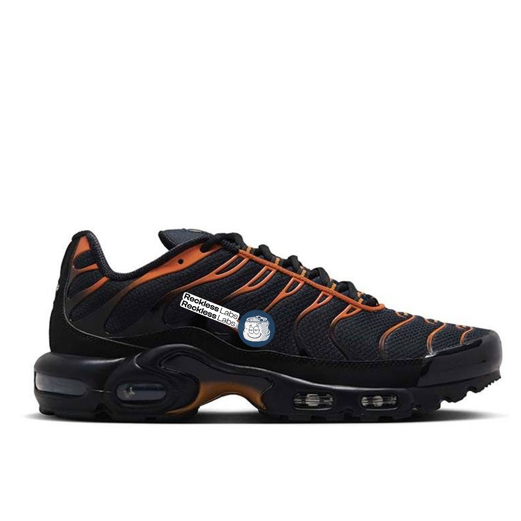 Sepatu Sneaker Air Max Plus Tn Black Orange Original