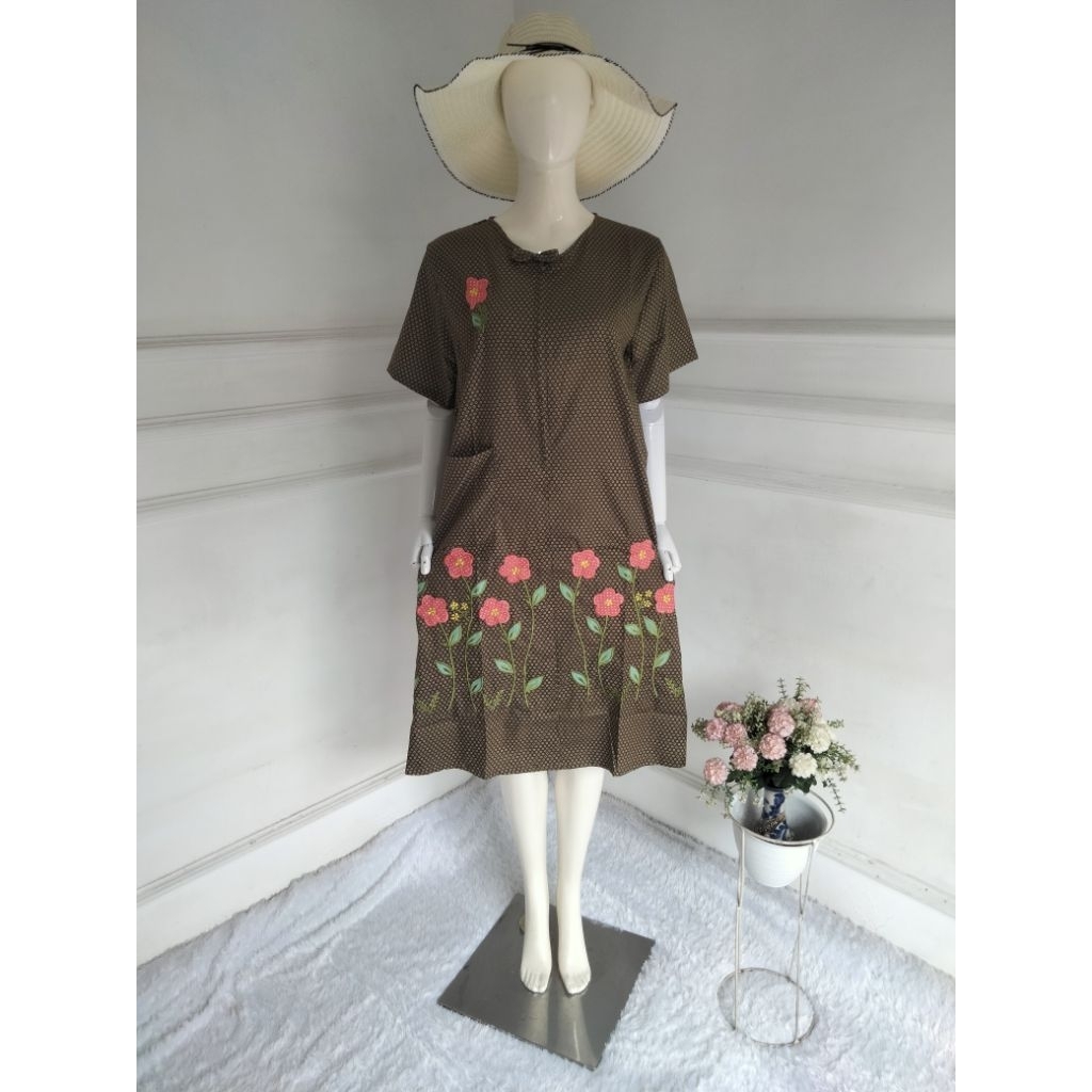 Daster bordir malang daster pendek