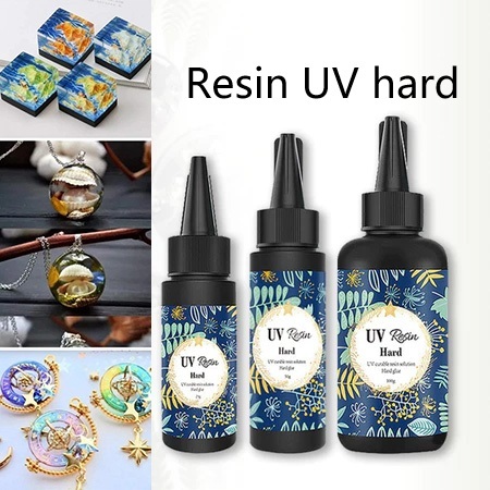 

Resin UV Bening/DIY Resin Clear/UV Resin Hard/Resin Ultraviolet Untuk Craft DIY - 25/60/100/200g