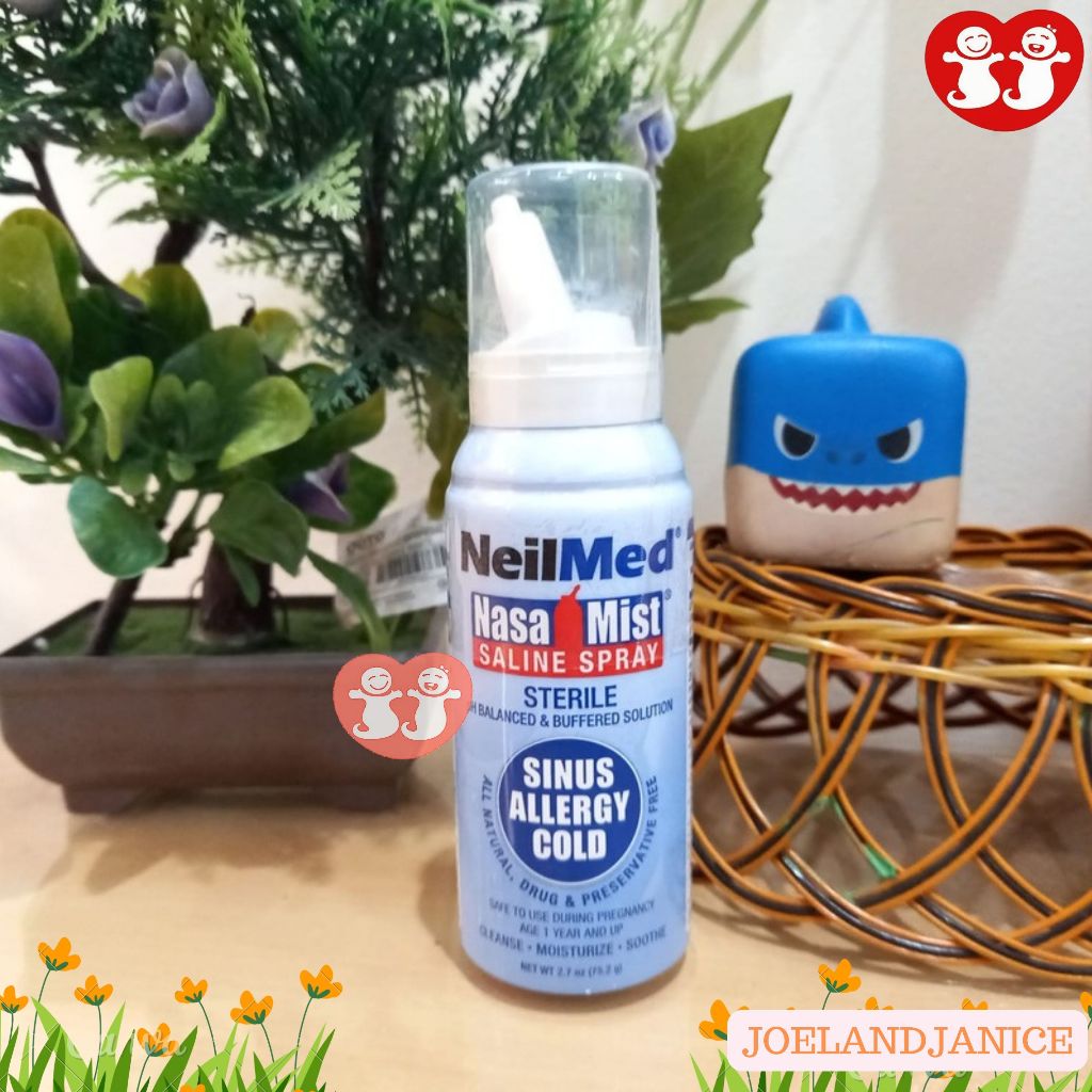 Neilmed Nasal Mist Saline Spray Sinus / Semprotan Untuk Membantu Mengatasi Hidung tersumbat Pilek Da