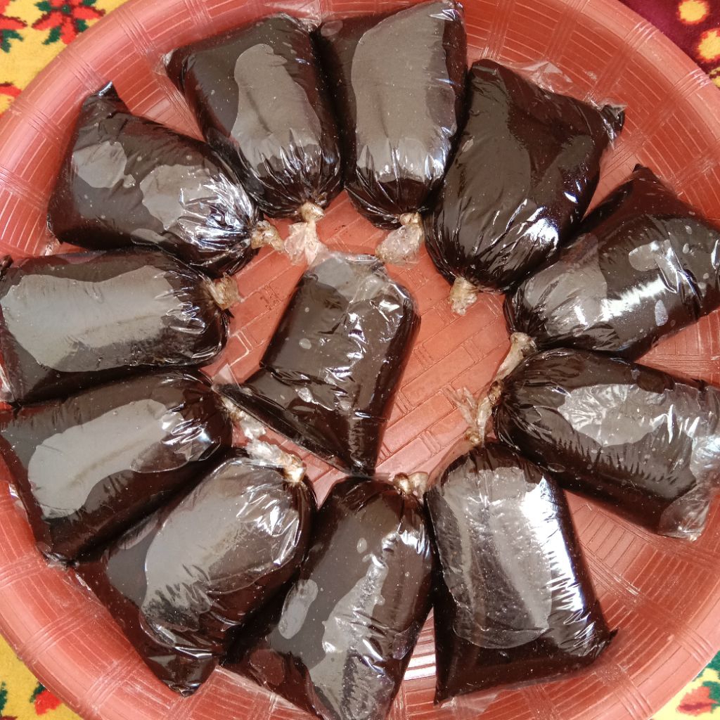 bayar di tempat 4 bungkus 1kg petis tahu tek petis hitam manis petis gorengan