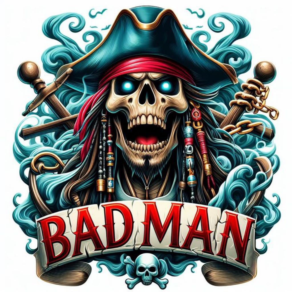 

stiker 3D bajak laut keren, stiker print sudah cutting, size 15 x 20 cm, anti air