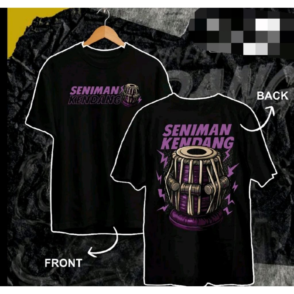 kaos t-shirt seniman kendang distro peria wanita viral