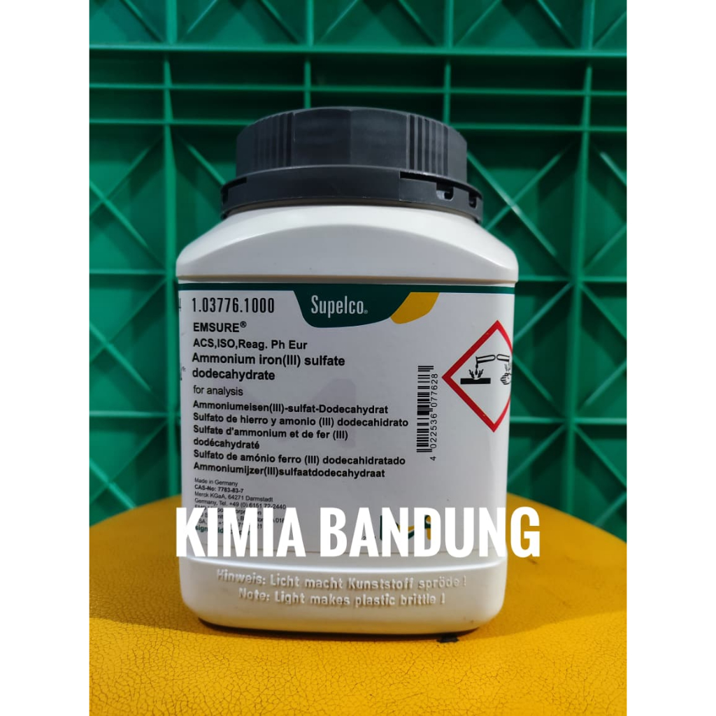 AMMONIUM IRON II SULFATE DODECAHYDRATE FOR ANALISYS MERCK 103776 ECERAN