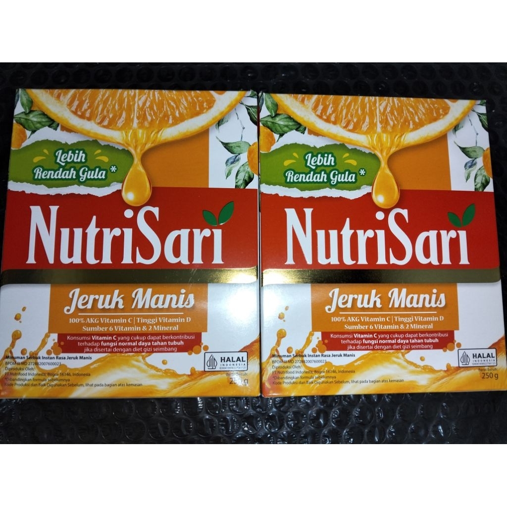NUTRISARI KOTAK UKURAN 250gr