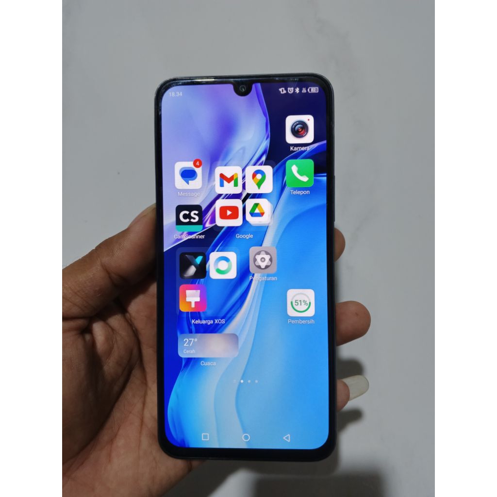 Lcd infinix note 12 original copotan hp (Amoled)