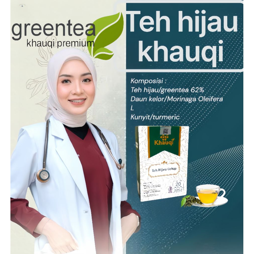 

teh hijau Detox untuk diet pelangsing herbal BPOM & HALAL