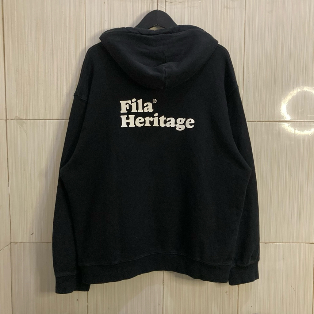 FILA HERITAGE BLACK HOODIE