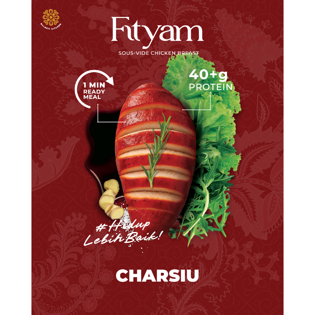 

CHARSIU Sousvide Chicken Breast 120 gram - Ready to eat - Nusafit