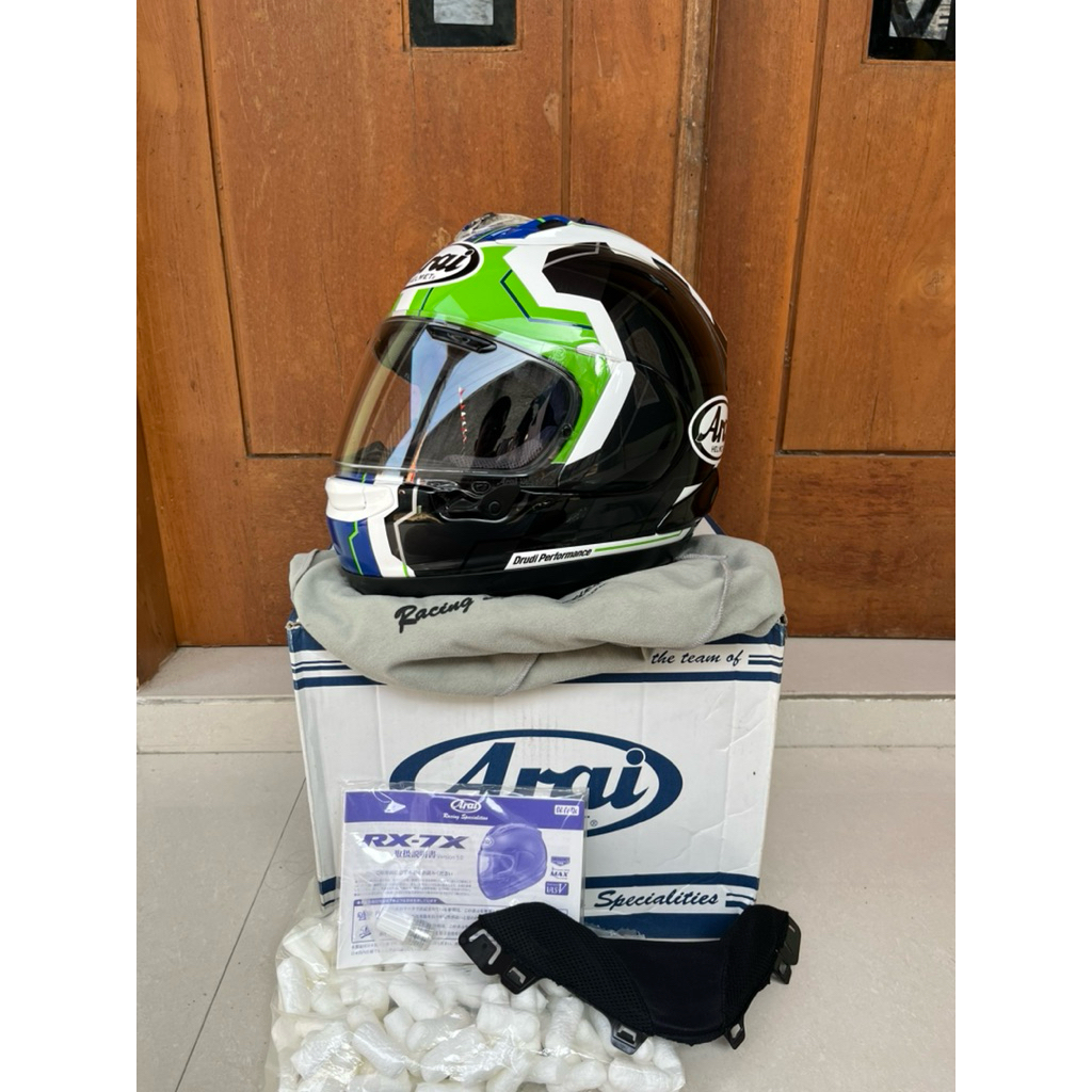 arai rx7x rea sb2 green