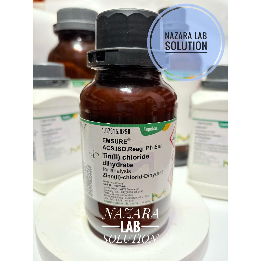 TIN II CHLORIDE 250GR MERCK 107815 / TIMAH II KLORIDA / SnCl2