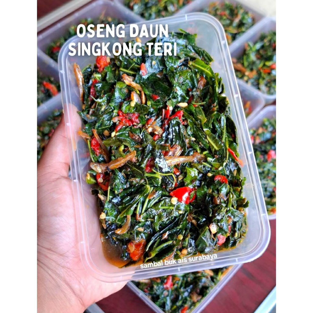 OSENG DAUN SINGKONG TERI SUPER ENAK (FROZEN FOOD)