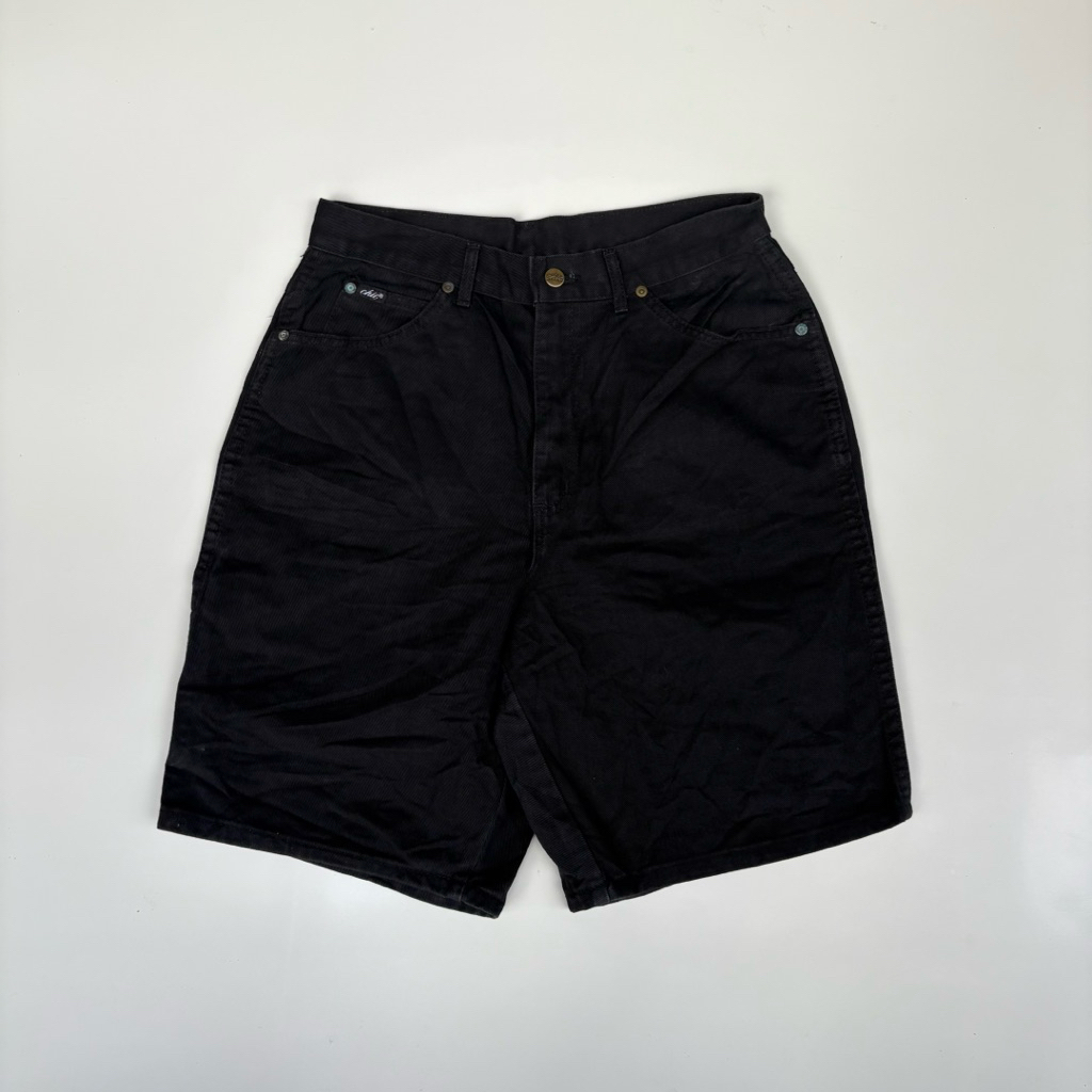 celana jorts baggy hitam