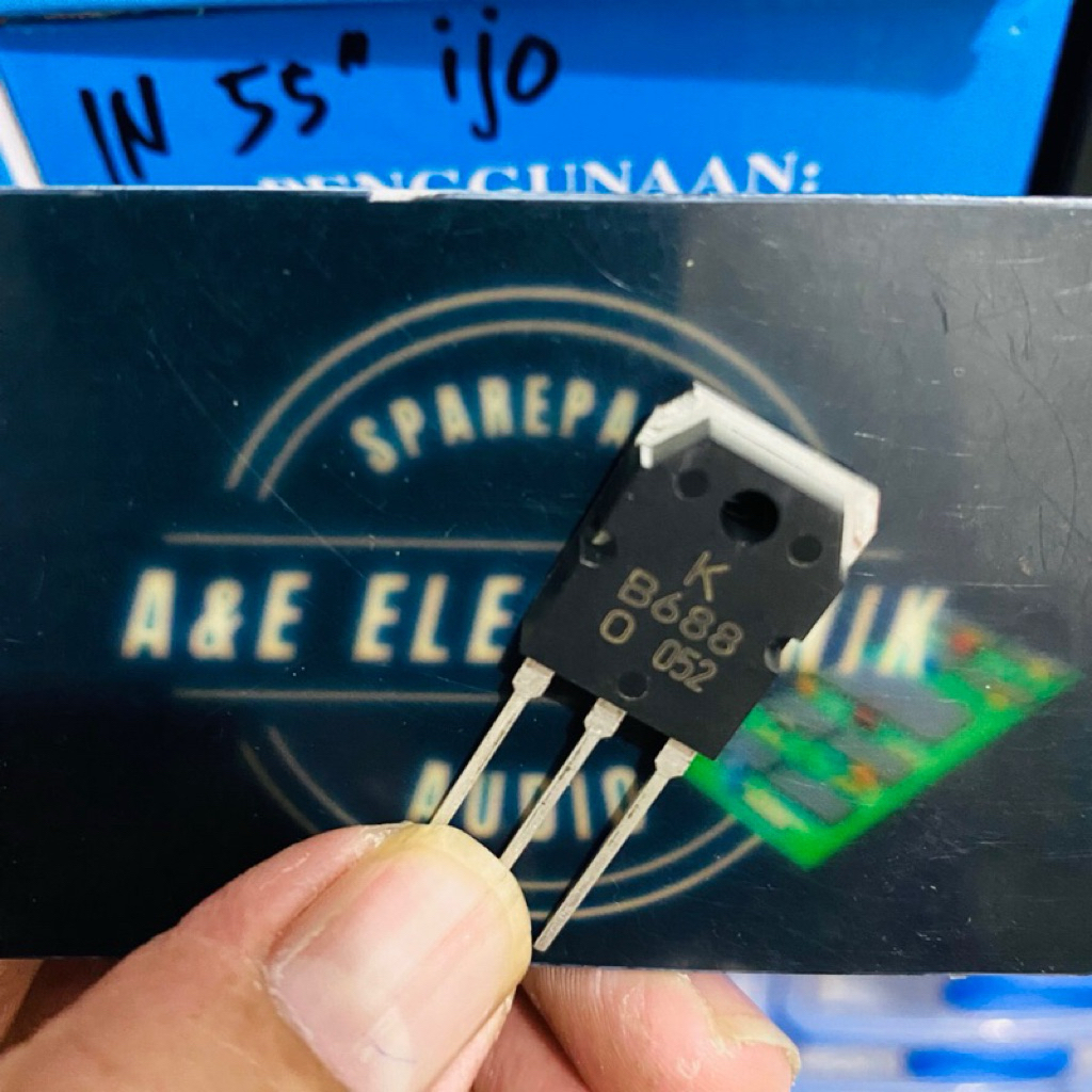 TRANSISTOR D718 D 718 NPN B688 B 688 PNP ASLI KEC