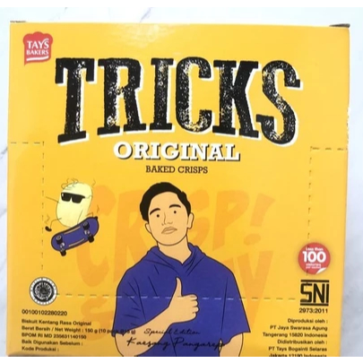 

Trick baked crisp potato Snack