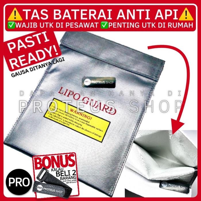TAS BATERAI ANTI API LIPO SAFE GUARD BAG BATTERY DJI MAVIC MINI 2 3 4 5 FPV PRO AIR NEO FLIP FIMI X8